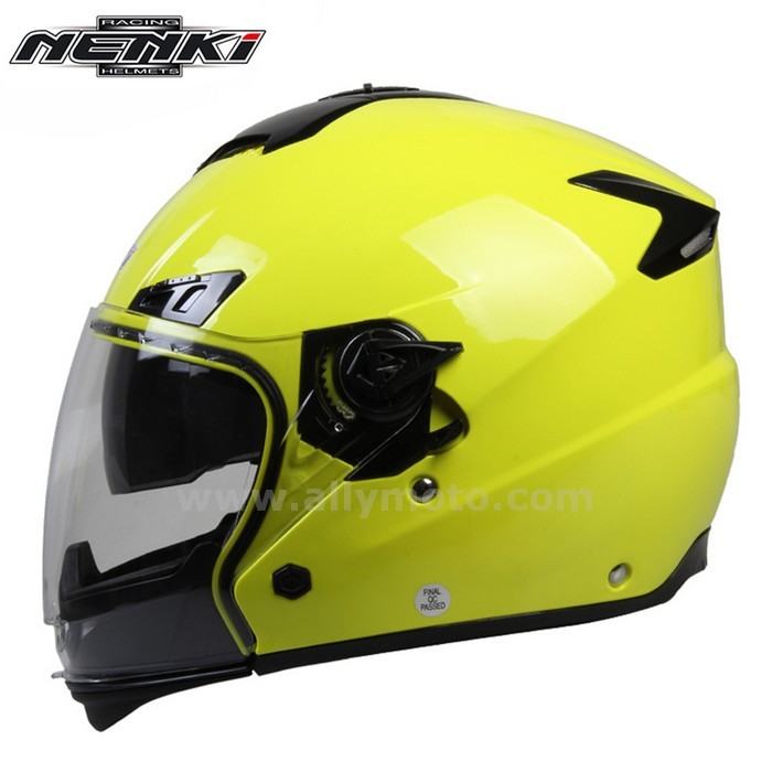 129 Nenki Fashion Full Face Helmet Dual Visor Sun Shield Lens Motorbike Riding Street Scooter Racing